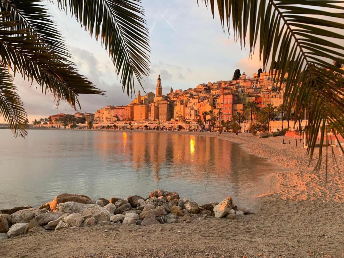 Appartamento Montée fleurie Mentone Esterno foto