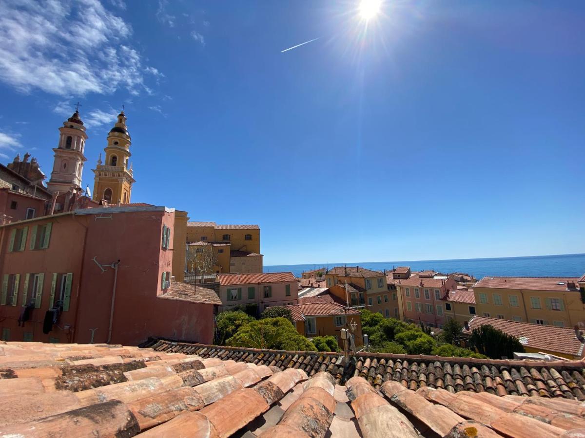 Appartamento Montée fleurie Mentone Esterno foto